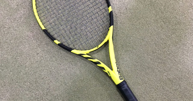 New Babolat Pure Aero_Spin grommets