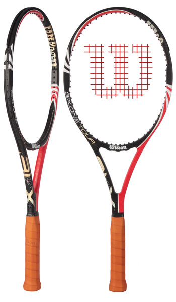 Federer's racket, Wilson Six.One Tour BLX - Tennisnerd.net