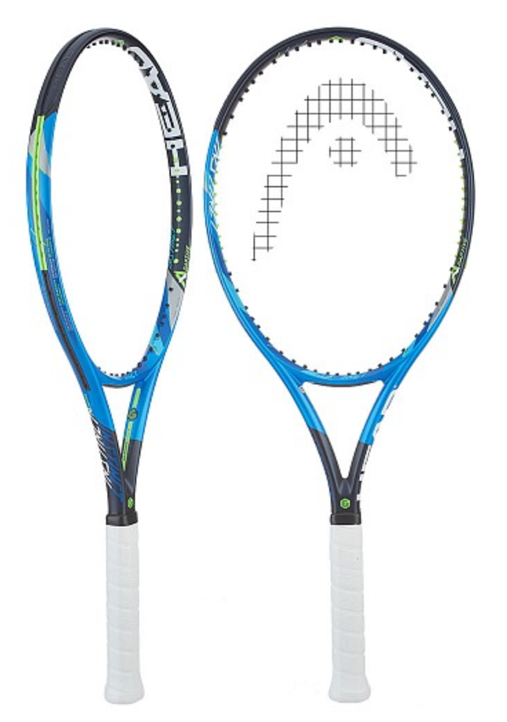 New Head Instinct Adaptive Tennis Racquet 290g/10.2oz 100in W/Tuning Kit 4 1/4 