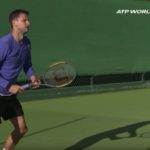 Dimitrov using new paint? Troicki to Yonex? Racquet switches