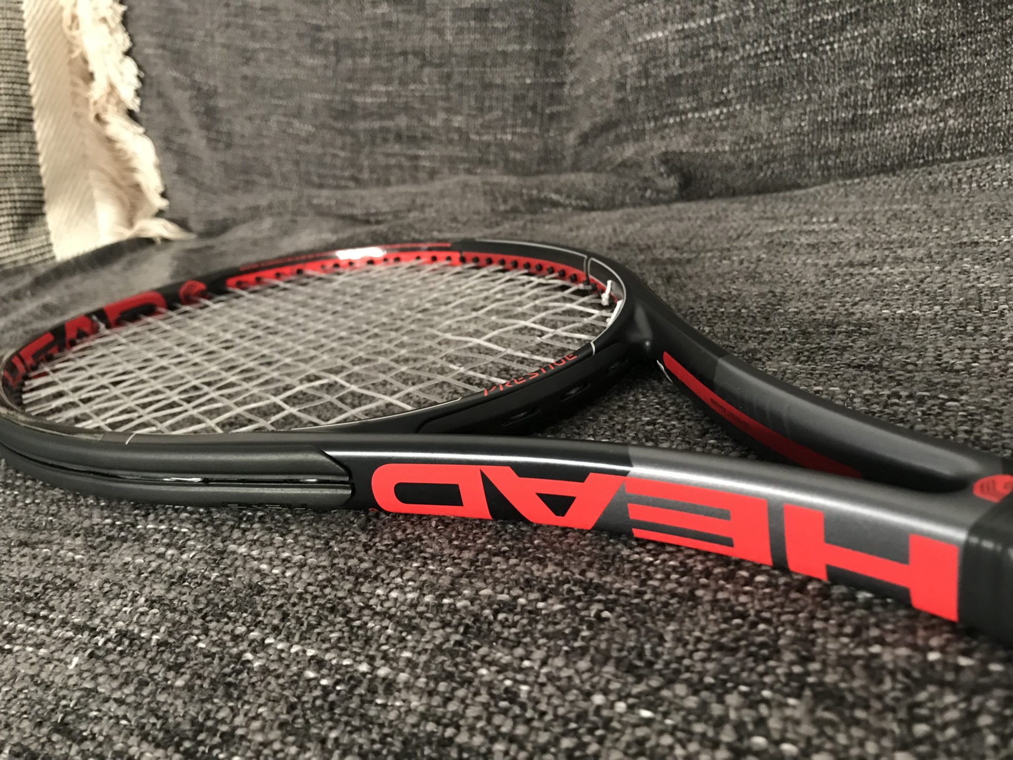 STRUNG with Cover HEAD 2017 Graphene Touch Speed S Tennis Racquet