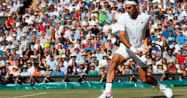 Watching grass court tennis live