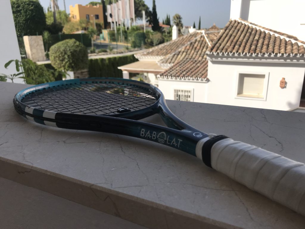 Tennisnerd racquet of choice - Babolat Soft Drive
