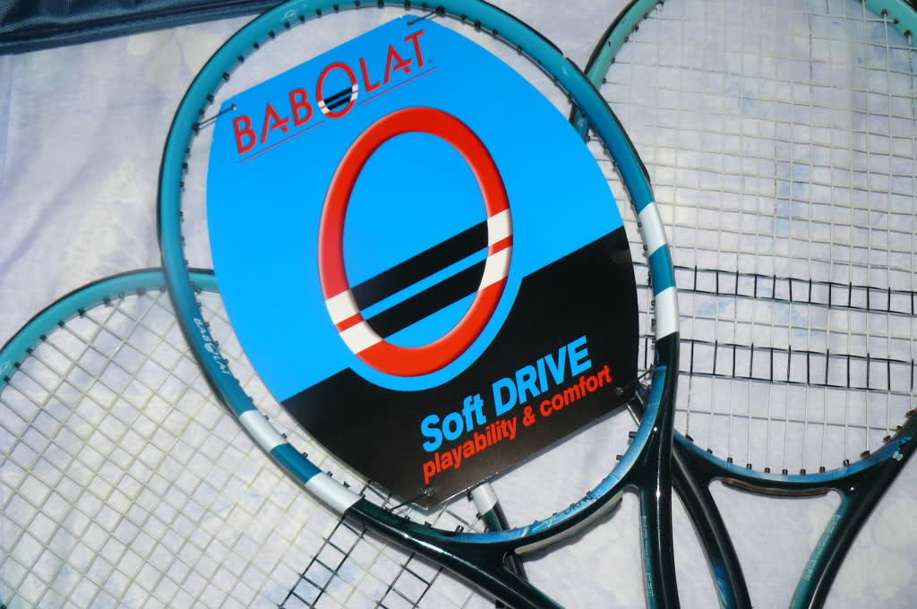 Tennisnerd racquet of choice - Babolat Soft Drive