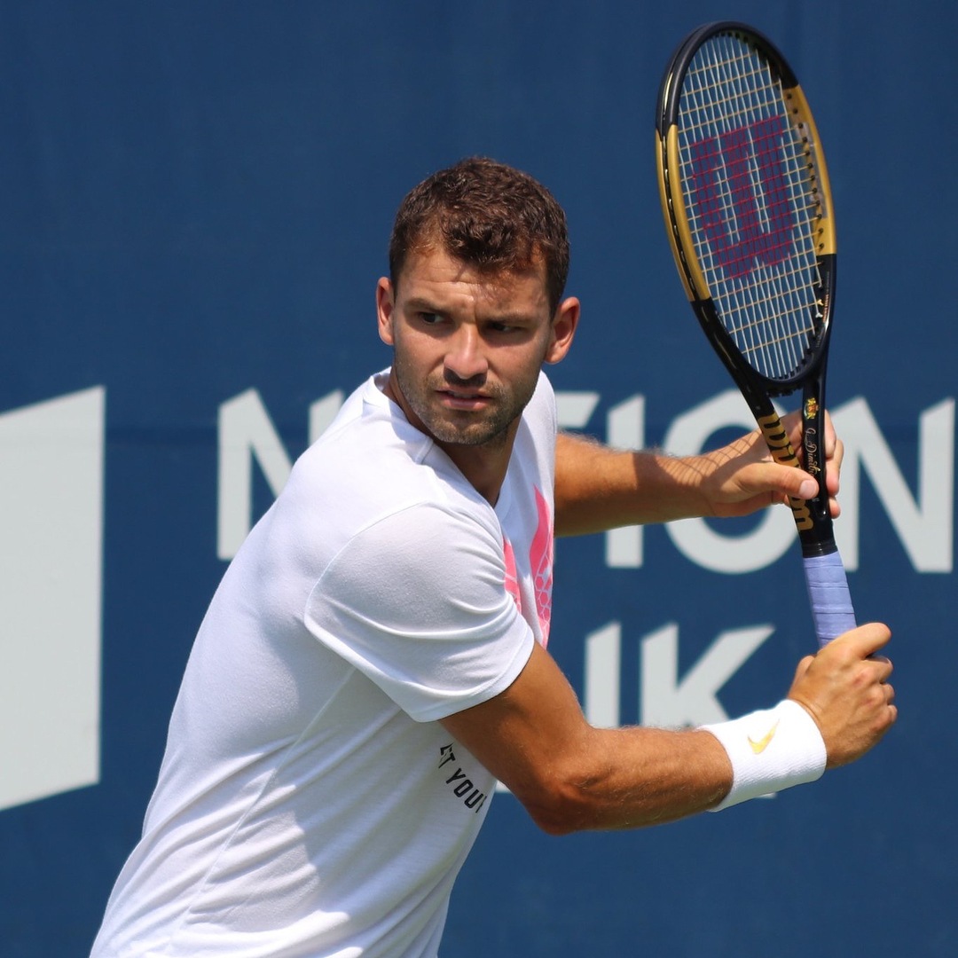 Dimitrov is testing a new racquet - Lets see if it can improve his results