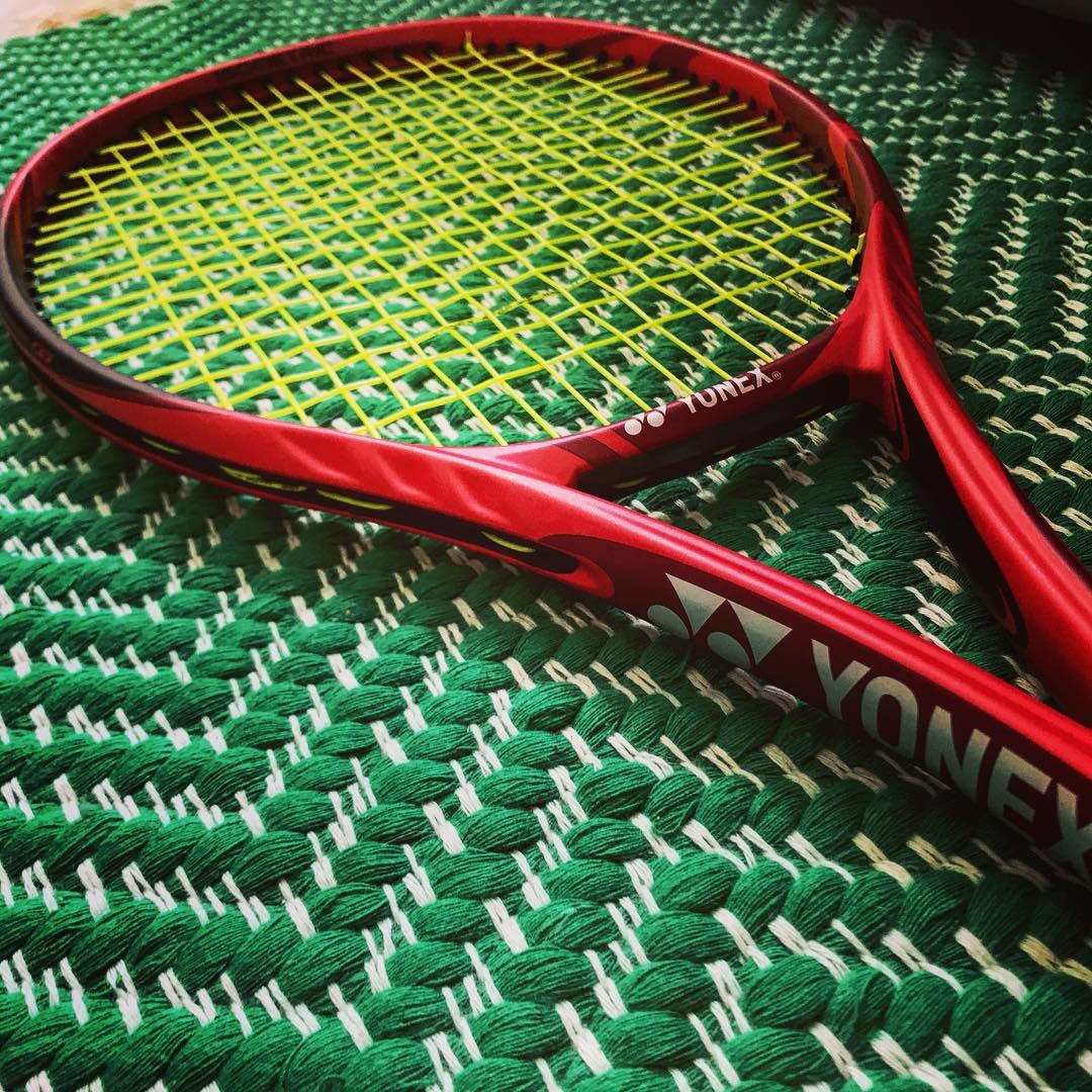 Yonex VCORE 98 Tennis Racquet Racket Court Red String Aero 98sq 285g G2 16x19 