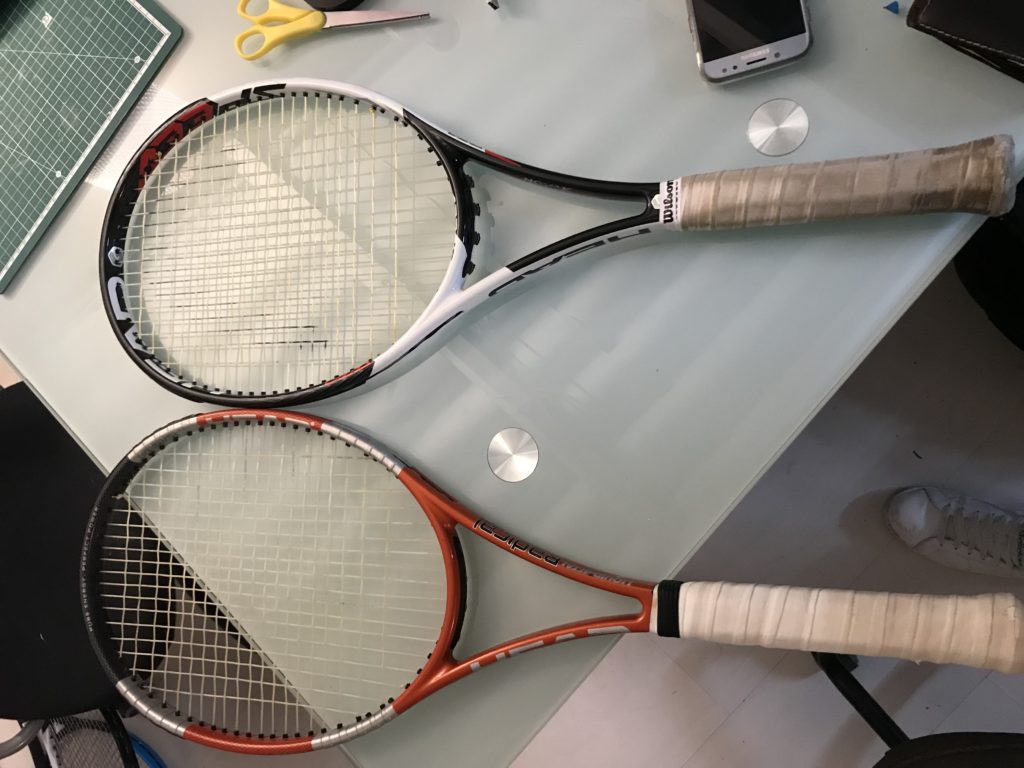 Novak Djokovic's actual racquet - PT113B