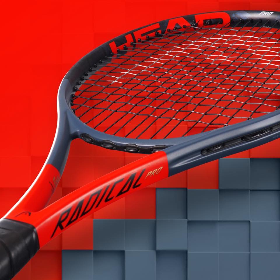 Details about   Head graphene 360 radical pro 98 head 4 1/4 grip Tennis Racquet