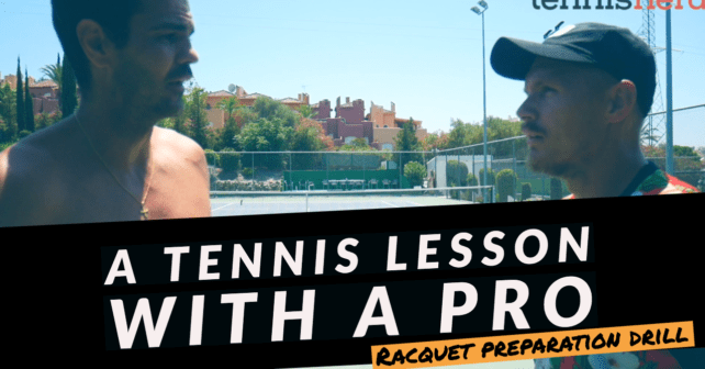 Racquet Preparation Drill