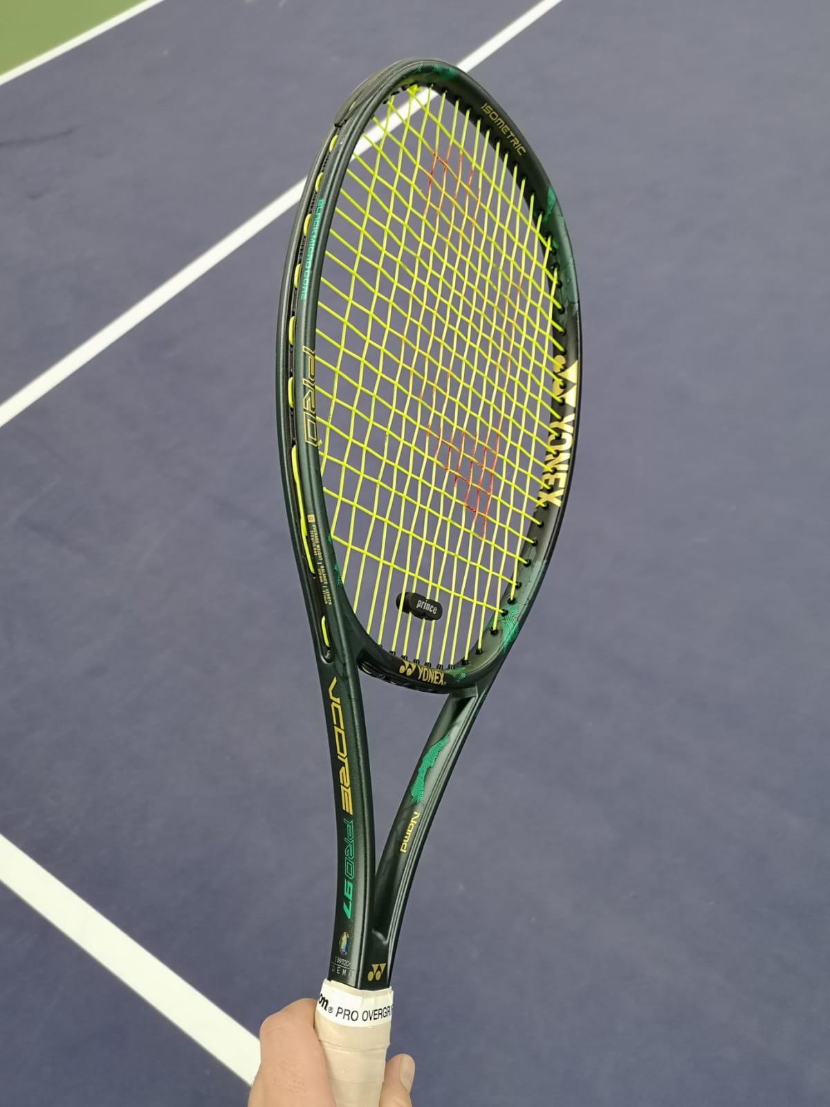 UNSTRUNG, Details about   Yonex Tennis Racquet Vcore Pro 97 310g Matte Green 2019 New G4 