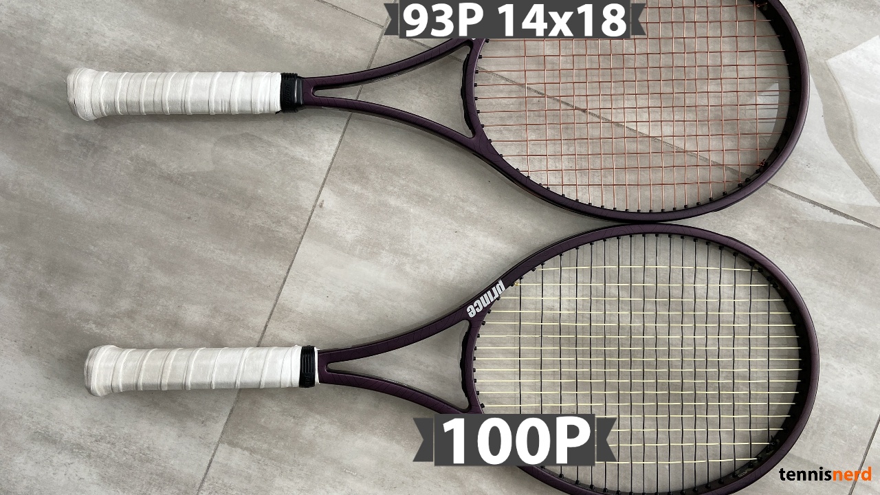 Prince Phantom 100P and 93P Racquet Review - Tennisnerd.net