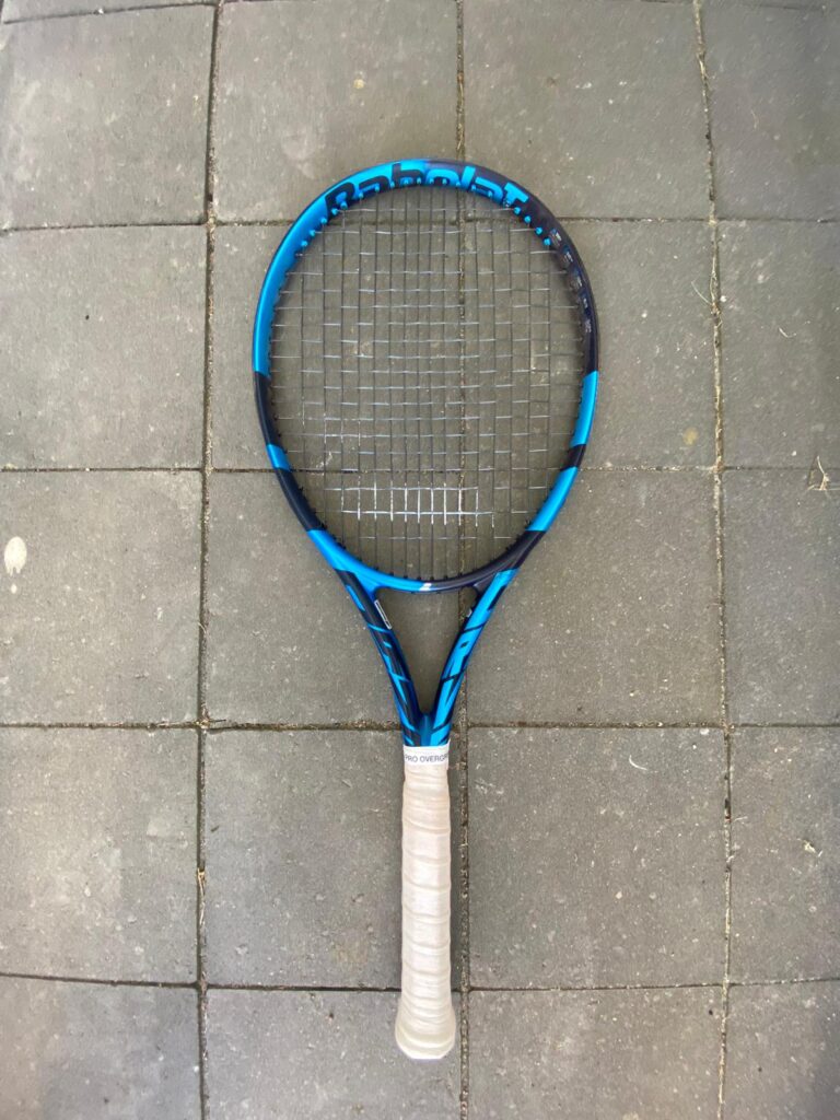 Brand new Babolat Pure Drive 2021 4 3/8 Strung with Cover 