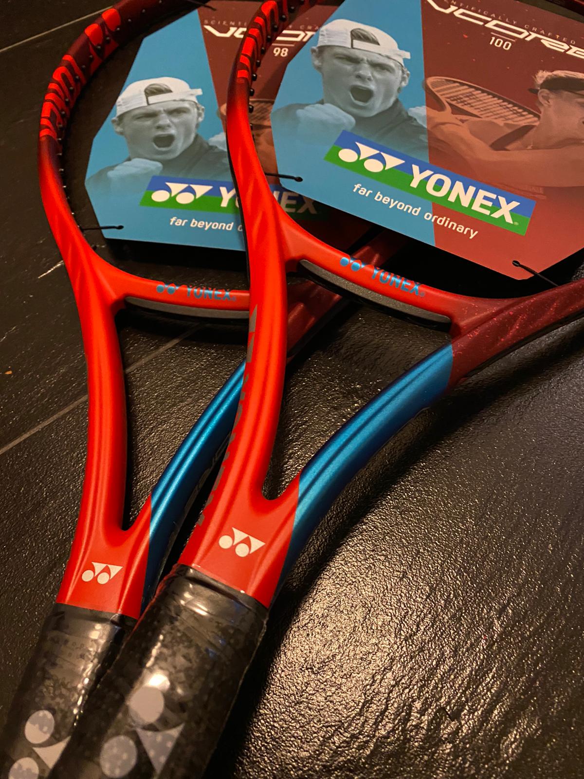 ブルー系新しい季節 YONEX ヨネックス ラケットケース V core 98 ラケット(硬式用) テニスブルー系-WWW.MARENGOEF.COM