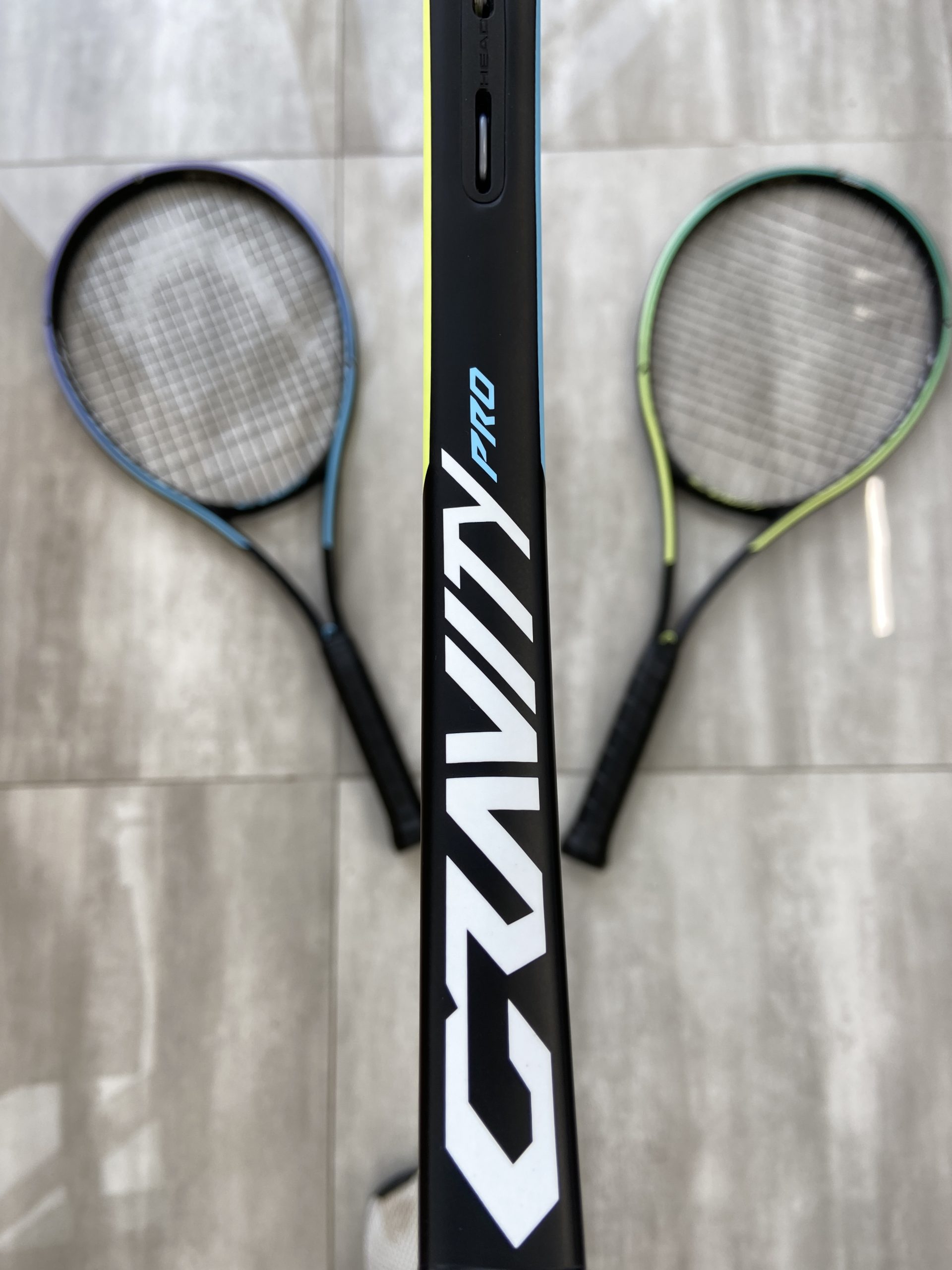 head gravity tennis racket