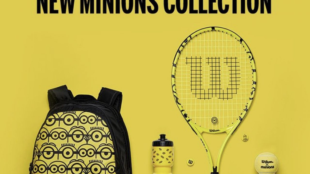 Minions tennis racquets by Wilson - Tennisnerd.net