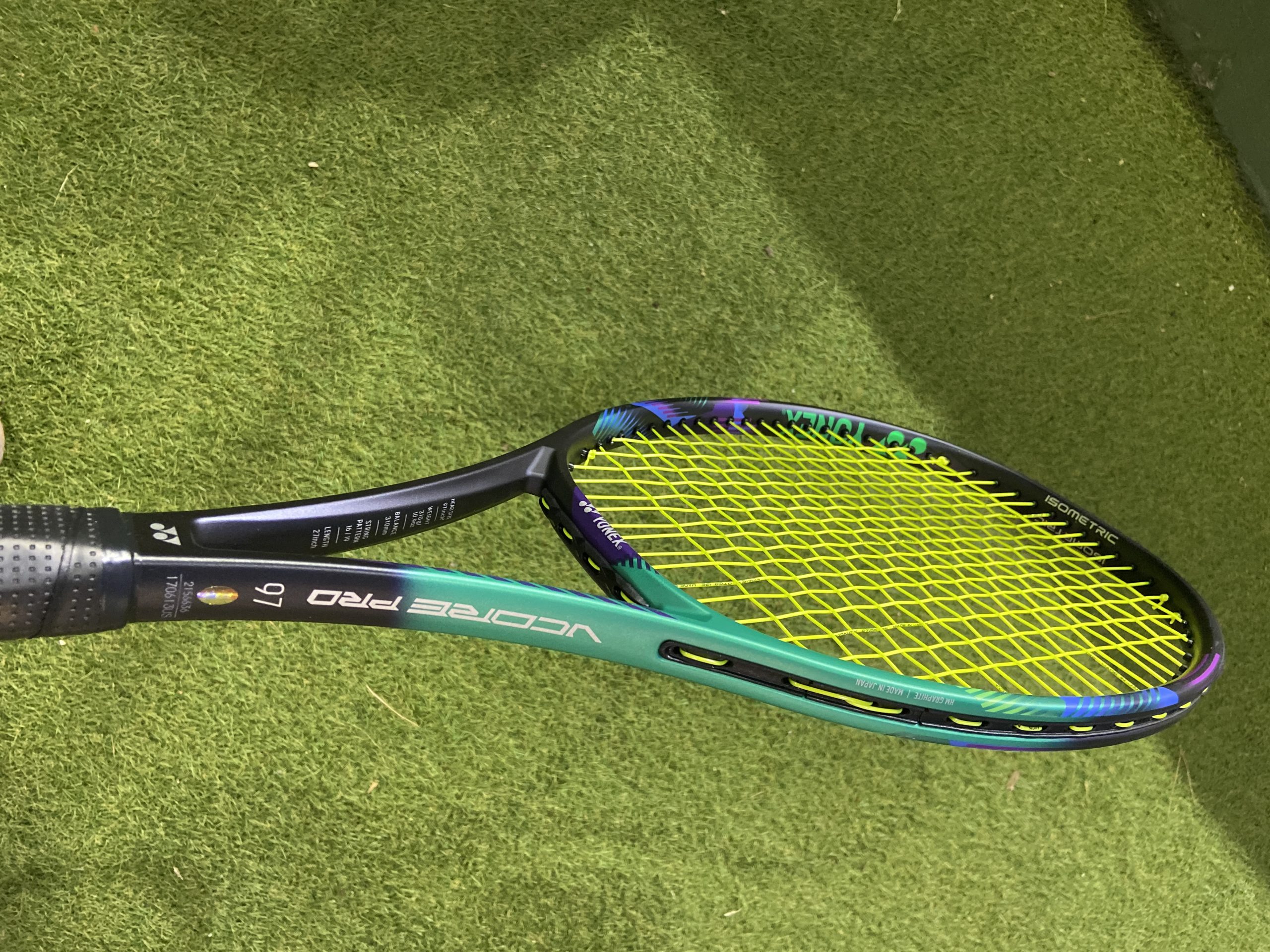 More Speed/Spin/Bounce Height STRUNG G2 Yonex Tennis Racquet Vcore Pro 100a 