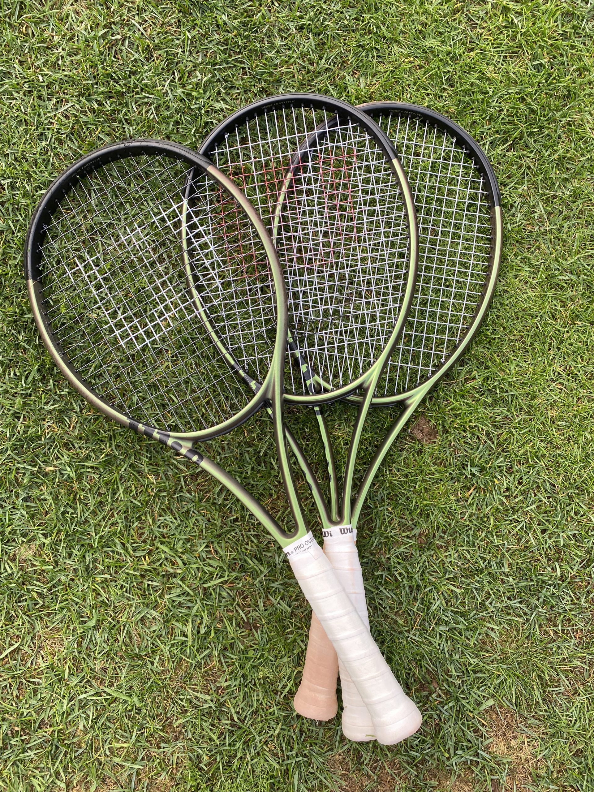 Wilson Custom Blade 98 18x20 Pro stock us open played 4 3/8 grip Tennis Racquet 