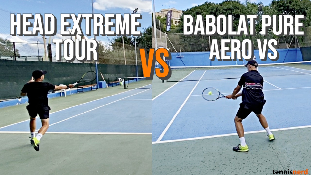 HEAD Extreme Tour vs Babolat Pure Aero VS - Tennisnerd.net