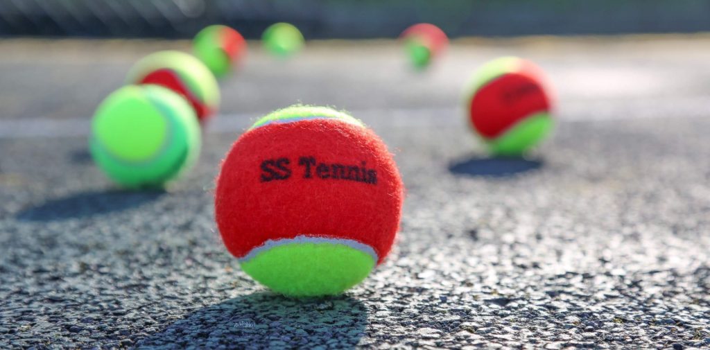 12 Mini Red Head Tennis Balls 