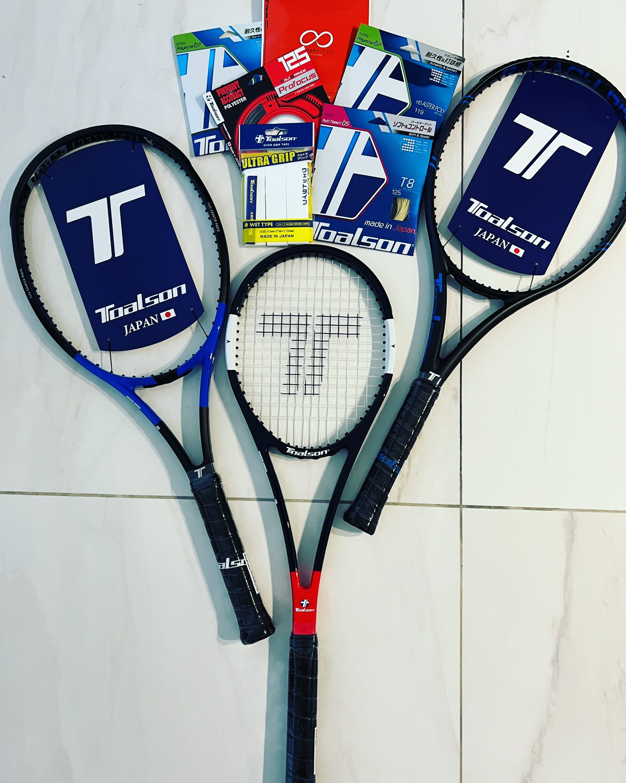 Toalson Sweet Area Racket Training Tennis Racquet 320 FREE STRINGING Synthetic 