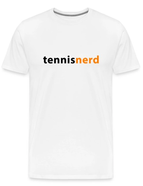 tennisnerd white tshirt